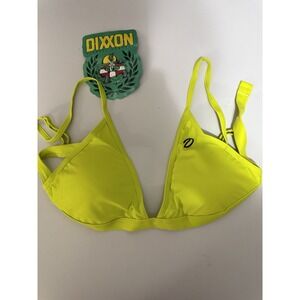 Dixxon Neon Green Tanning Swimsuit Top Size X Large
